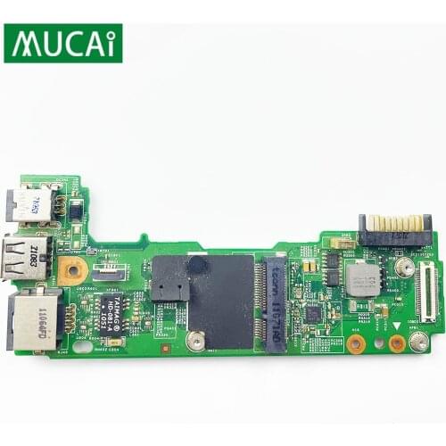 DC Power Jack board For Dell M4010 N4020 N4030 laptop DC-IN USB LAN Network card Jack board 48.4EK20.011 0R039P