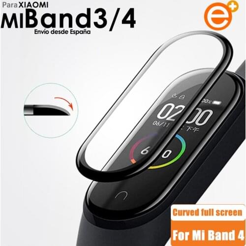 Full Screen Protector for Xiaomi Mi Band 3/4 Transparent Film Laminate TPU Xiaomi Wristband
