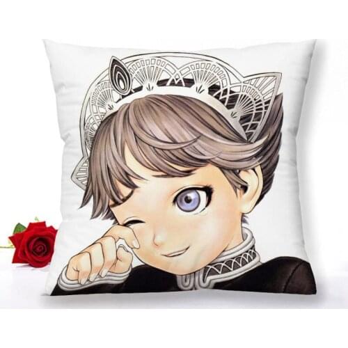 Custom Range Murata Zipper Pillowcase Home Decoration Satin Fabric Square Pillowcase 40x40cm 60x60cm Bedroom Pillow Cover 1.15