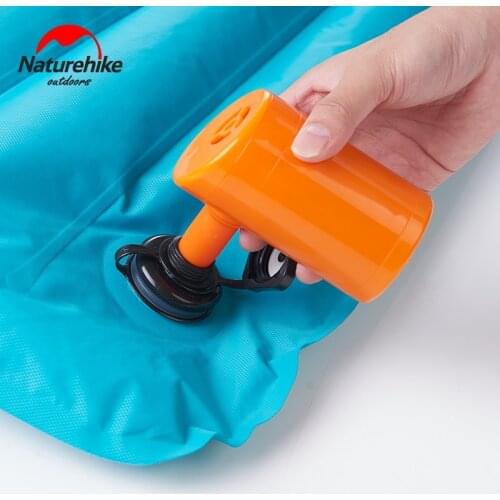 Naturehike Portable mini air pump for universal inflatable camping mats mattress sleeping pads moistureproof cushions NH17C100-B