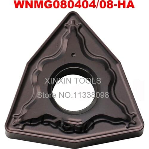 WNMG 10pcs WNMG080404-HA/WNMG080408-HA Stainless Steel Processing Machining Tungsten Cemented Carbide Inserts