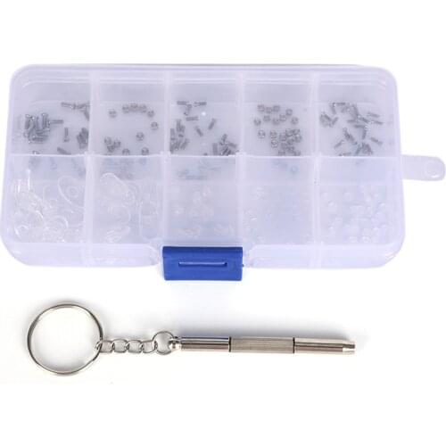 1PC Screw Nut Nose Pad Optical Repair Set Assortment Sunglass Tool Kit For glasses Clothes Accessories