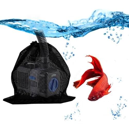2pc Anti Clogging Drawstring Filter Mesh Bag Bio Ball Carbon Media Ammonia Aquarium Fish Tank Pond Insulation Water Pump Net Bag