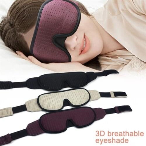3D Sleeping Mask Block Out Light Soft Padded Sleep Mask For Eyes Slaapmasker Eye Shade Blindfold Sleeping Aid Face Mask Eyepatch