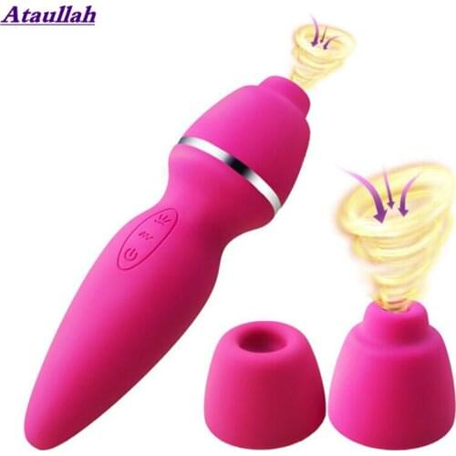 Ataullah Clit Sucker Vibrator Blowjob Tongue Vibrating Nipple Sex Toys Sex Oral Licking Clitoris Stimulator Masturbator ST053