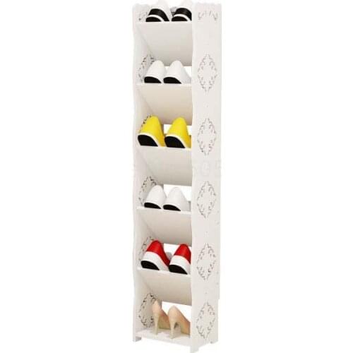 Household simple shoe rack multi-layer mini space space small simple narrow shoes cabinet economy