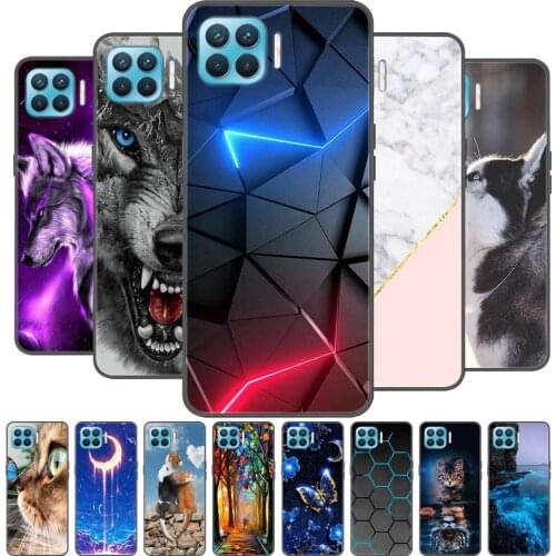For Coque OPPO Reno 4 Lite Case Phone Cover Silicone Soft TPU Back Cover for OPPO Reno 4 Lite Case Reno4 Lite 4Lite Funda Bumper