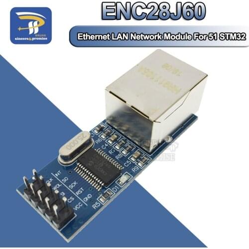 ENC28J60 Ethernet LAN Network Mini 51/AVR/ARM/PIC Code For Arduino SPI Port Module STM32 LPC