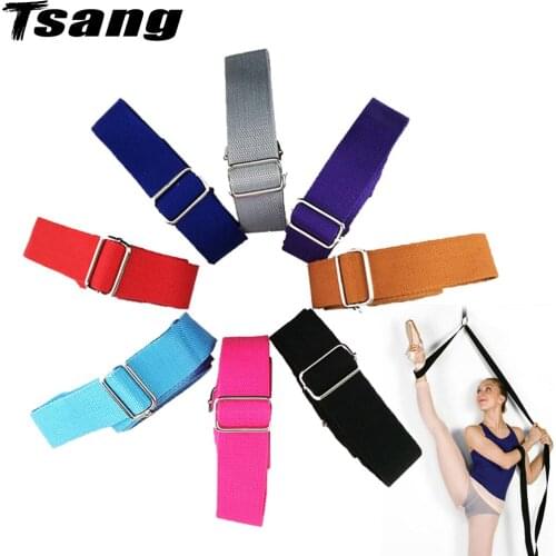 Door Flexibility Stretching Leg Stretch Strap for Yoga Ballet Dance Gym Fitness Training Stretch Belt Adjustable Sports Strap