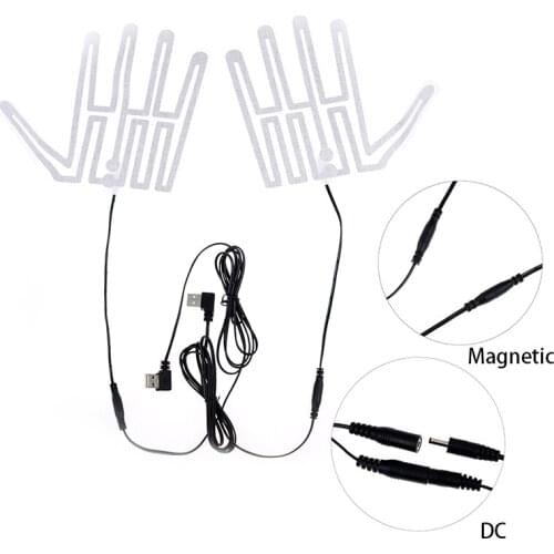 1PC 5V Carbon Fiber Heating Pad Hand Warmer USB Heating Film Electric Winter Infrared Fever Heat Mat Hand Warmer Mat