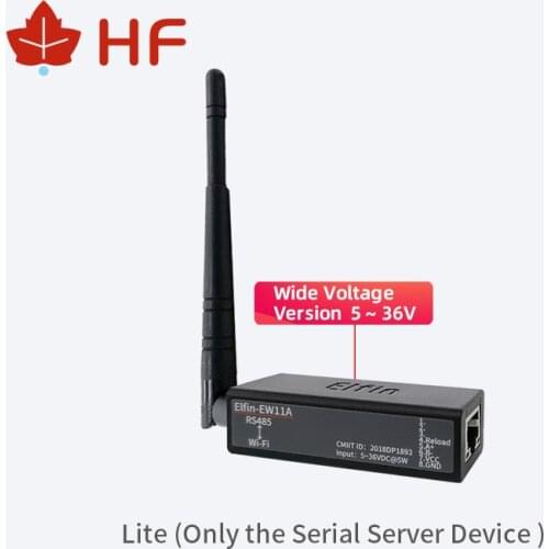 HF Smallest Elfin-EW11A-0 Wireless Networking Devices Modbus TPC IP Function RJ45 RS485 to WIFI Serial Server DTU