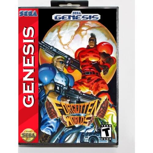 Forgotten Worlds 16bit MD Game Card For Sega Mega Drive/ Genesis with Retail Box