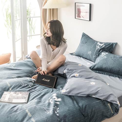 Queen Size Comforter Sets Euro Bedding Bed Linen Set Duvet Cover Set Bed Underwear Anime Luxury Bed Covers Bed Linen 135x200