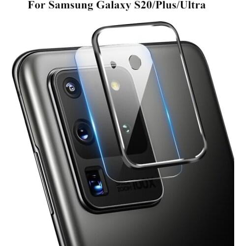 Metal Camera lens + Tempered glass protector on for Samsung Galaxy S20 Ultra S 20 + S20plus S20ultra S20
