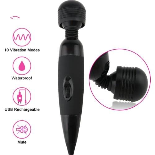 Wired style massage vibrator female masturbation body massager female sex life waterproof toy