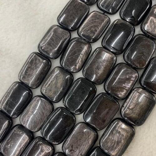 Rectangle shape Hypersten / Hypersthene stone beads natural stone beads DIY loose beads for jewelry making strand 15" wholesale