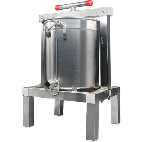 10L Stainless Steel Manual Fully enclosed wax press machine paraffin honey presser machine waxing machine Honey rolling mill