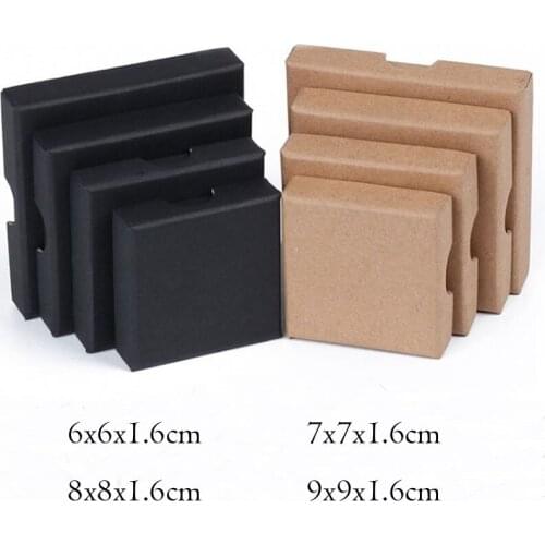 Jewellery Organizer Paper Box Jewelry Black Box For Jewelry Ring Earrying Necklace Pendant Cases jewelry organizer(Custom Logo)