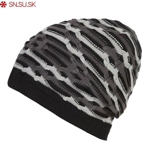 SN.SU.SK Winter Hats For Women Bones Masculino Snowboarding Ski Hat Casual Skullies Bonnet Knitting Beanies