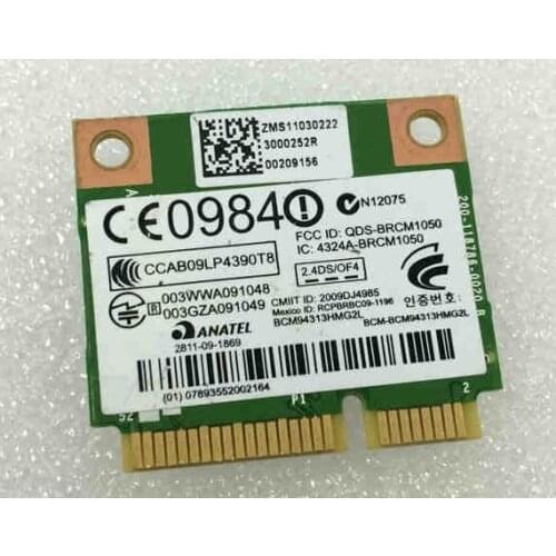 SSEA Wholesale Original New for Broadcom BCM94313HMG2L BCM4313 MiniPCI-E Card for HP DM4 G4 G6 G7 G42 G72 SPS:593836-001