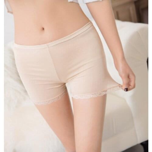 Women Safety Shorts Panties Female Boxer Lingerie Sexy Breathable Stretchy Thigh Shorts Underwear Ladies Solid Color Comfortbale