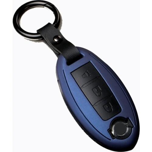 Car Smart 3 Button Remote Folding Key Cover Case Holder Protect Keychain Keyring for NISSAN TIIDA LIVINA QASHQAI X-TRAIL NV200