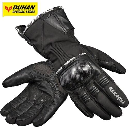 DUHAN Motorcycle Gloves Waterproof Moto Racing Accessories Breathable Moisture Wicking Bicycle Accessories Full Finger Gloves