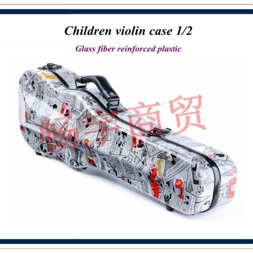 High quality Professional violin case 1/2 FRP carbon fiber Fashion style violin parts violin accessories