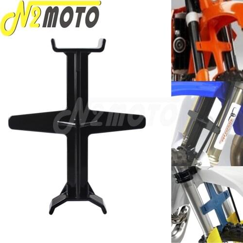 Dirt Bike Motorcycle Orange Plastic 29cm Fork Support Guard Transportation Protector Universal for MX SX SXF SMR Yamaha