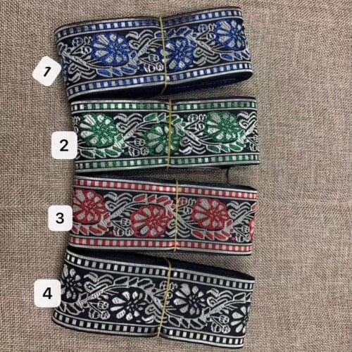 5cm ethnic style jacquard webbing,QC0417J