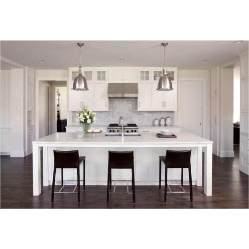 2020 traditional solid wood kitchen furnitures solid timber kitchen cabinets TK207