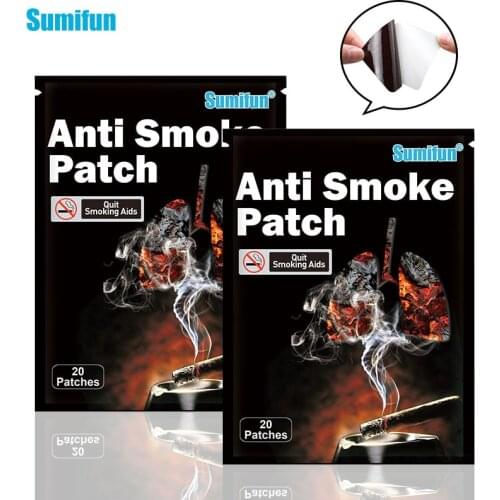 60Pcs=1Lot Anti Smoke Patch 100% Natural Ingredient Quit Smoking Cessation Chinese Herbal Medical Plaster Health Care D3506
