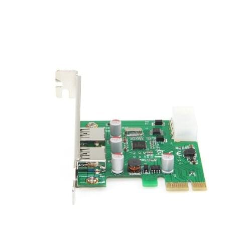 Pci-e Adaptador de cartao de Expansao pci e usb 3.0 post Adicionar em Cartoes 2 portas 4 pinos da fonte de alimentacao com a NEC