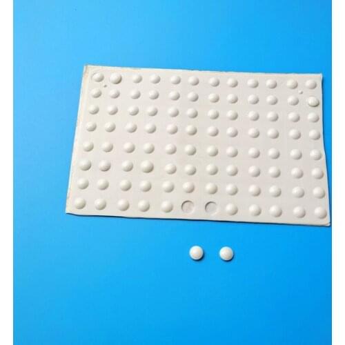 96PCS 5*1.5MM CABINET BUMPERS DRAWER BUMPERS PADS,SELF-ADHESIVE CLEAR RUBBER FEET TINY BUMPONS FOR FURNITURE TABLE LAPTOP