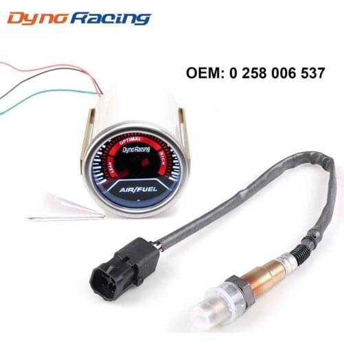 Dynoracing 52mm Smoke Air Fuel Ratio Gauge Narrowband O2 Oxygen Sensor For Lada Niva Samara Kalina Priora UAZ OEM:0258006537