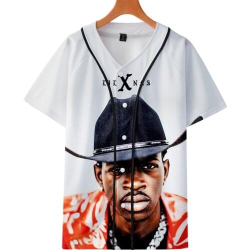 3D Lil Nas X New Clothes Summer Casual baseball t-shirt Women and Men Clothes 2019 Tops Hot Sale Short Sleeve t-shirts plus