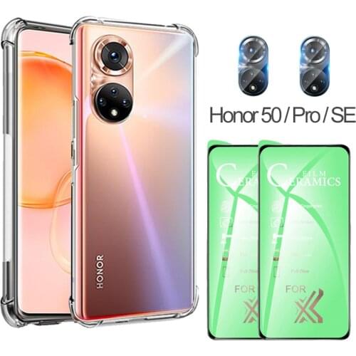 Чехол, Bumper Case+Glass for Honor 10X Lite Anti-shock Silicone Phone Cases Honor30S Huawei Honor 30i Cover Honor 10 X Lite Case