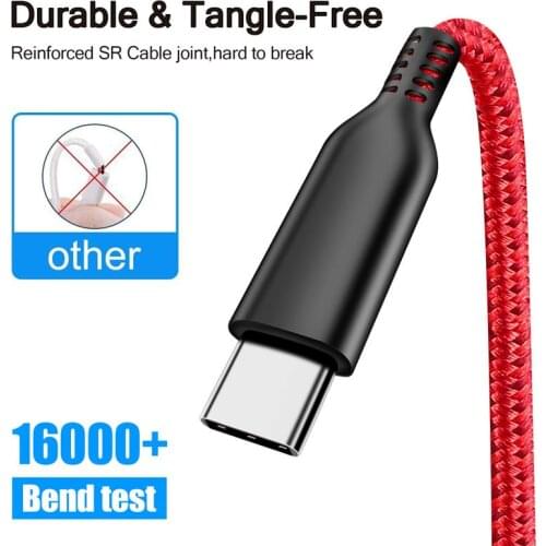 Fast Charging Type C Cable Wire for Samsung S20 S10 Huawei Xiaomi USB A To Type C Cable 90 Degree Data Cord 60W 3A 1m 2m 3m 0.3m