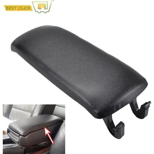 Car Armrest Latch Lid Center Console Cover Center For Audi A6 C5 2000-2006 Clip Catch PU Leather Arm Rest Cap Auto Accessories