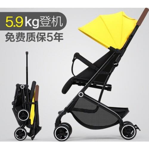 Lightweight Baby Stroller Portable Folding Stroller For Travel Only 5.8Kg Suitable For 0~36 Month Infant Trolley