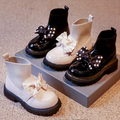 Little Loach Leather Boots For Girls