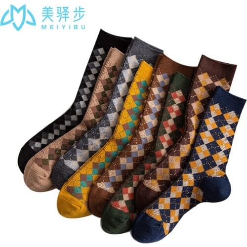 Winter Girl Socks Wholesale 8 PAIRS PER SET Female Socks Art RETRO Crew Cotton Socks