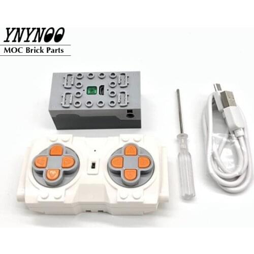 NEW Multifunction 2.4G Bluetooth Lithium Battery Power Unit Upgrade Remote Control Kit Building Block Bricks DIY Particles Toys