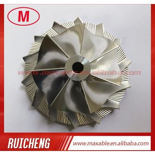 S200 1283-123-2001 58.85/84.60mm 7+7 blades high performance turbocharger billet/milling/aluminum 2618 compressor wheel