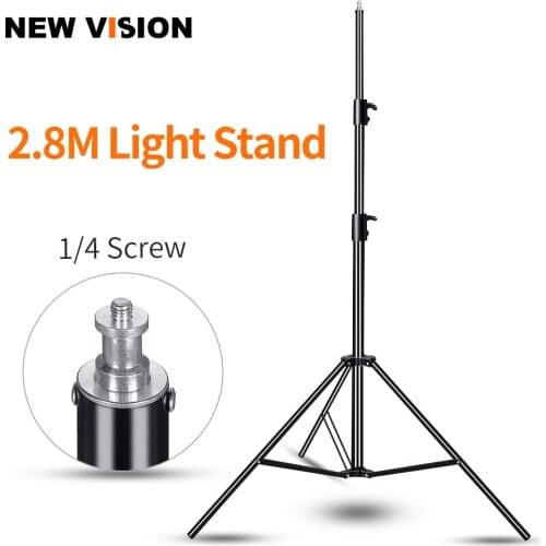 Godox 110 inch 280cm Light Stand 1/4 Screw Heavy Duty Tripod for Professional Studio Flash Light Softbox Umbrellas Reflector