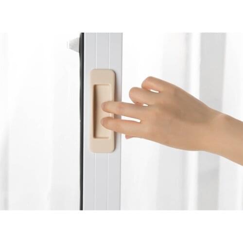 Glass window sliding door strong and seamless adhesive auxiliary handle household refrigerator cabinet suction cup handle