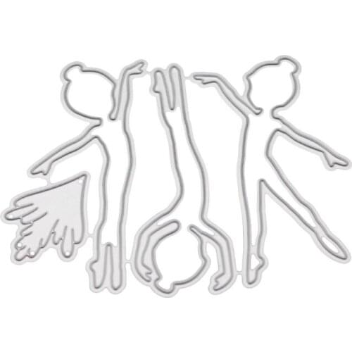 Flower Fairy Metal Cutting Dies Stencil DIY Scrapbooking Album Stamp Paper Card Embossing Craft Decor