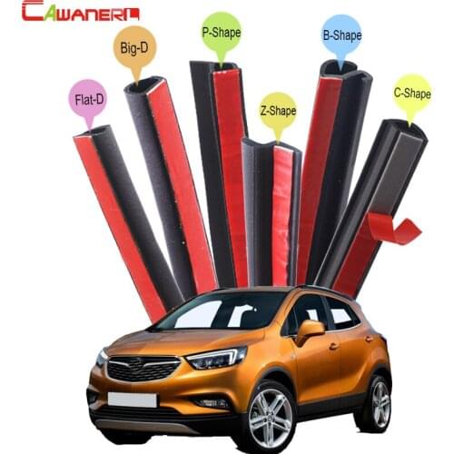 Cawanerl Car Seal Sealing Strip Kit Weatherstrip Rubber Seal Edging Trim Sound Insulation Waterproof For Vauxhall Antara Mokka