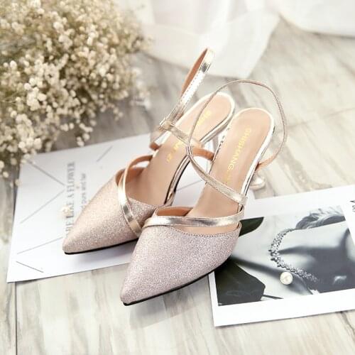 2021 Summer Sandals heel High Heels Lady Pumps Classics Slip on Shoes Sexy Women Party Shoes Vanny Factory Store