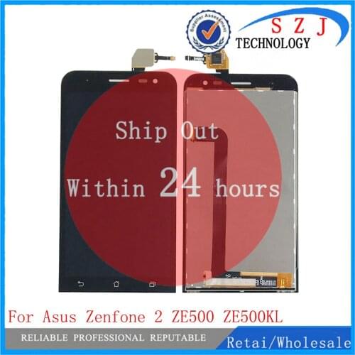 New 5 inch LCD Display Glass Touch Screen Digitizer Assembly For Asus Zenfone 2 Laser ZE500 ZE500KL Z00ED Replacement Parts